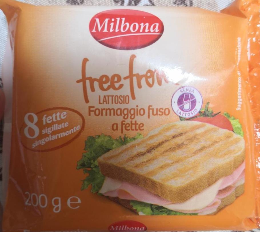 Fotografie - Formaggio Fuso a Fette senza Lattosio Milbona