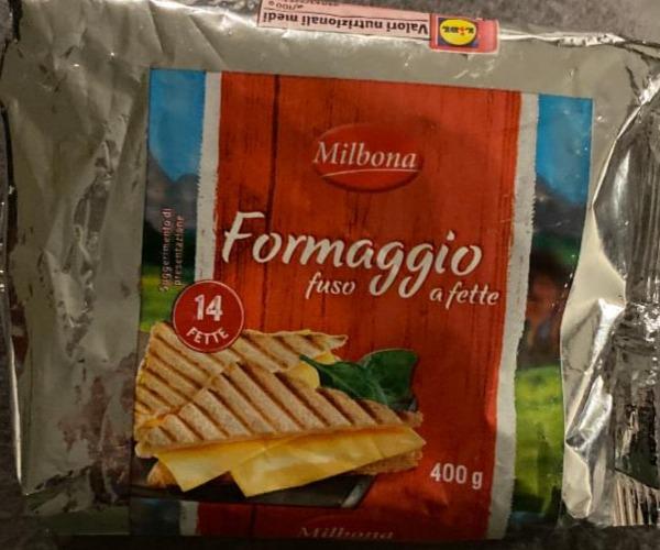 Fotografie - Formaggio fuso a fette Milbona