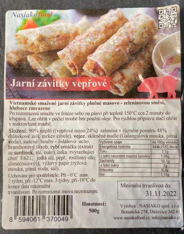 Fotografie - Jarní závitky vepřové Nasiako food