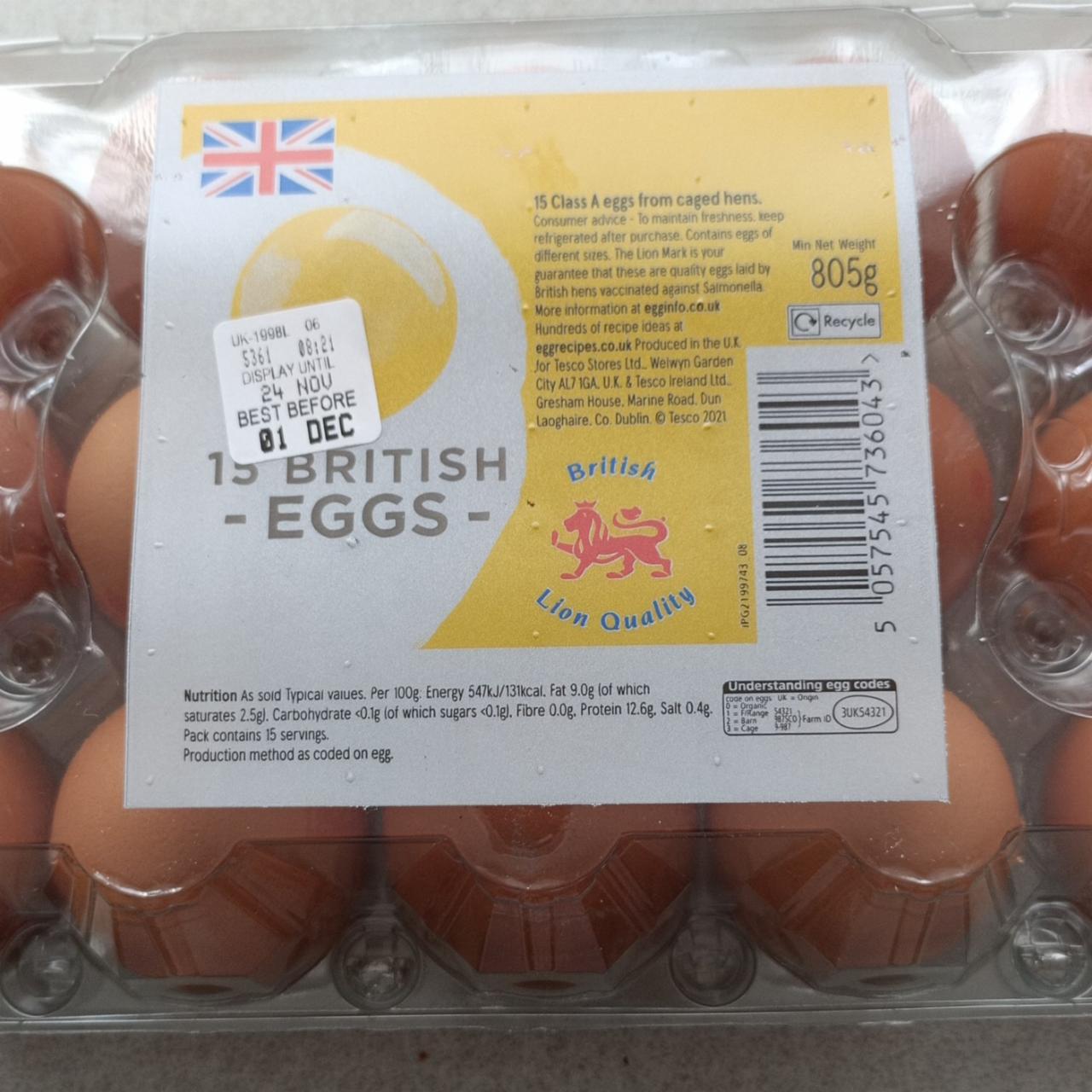 Fotografie - British Eggs British Lion