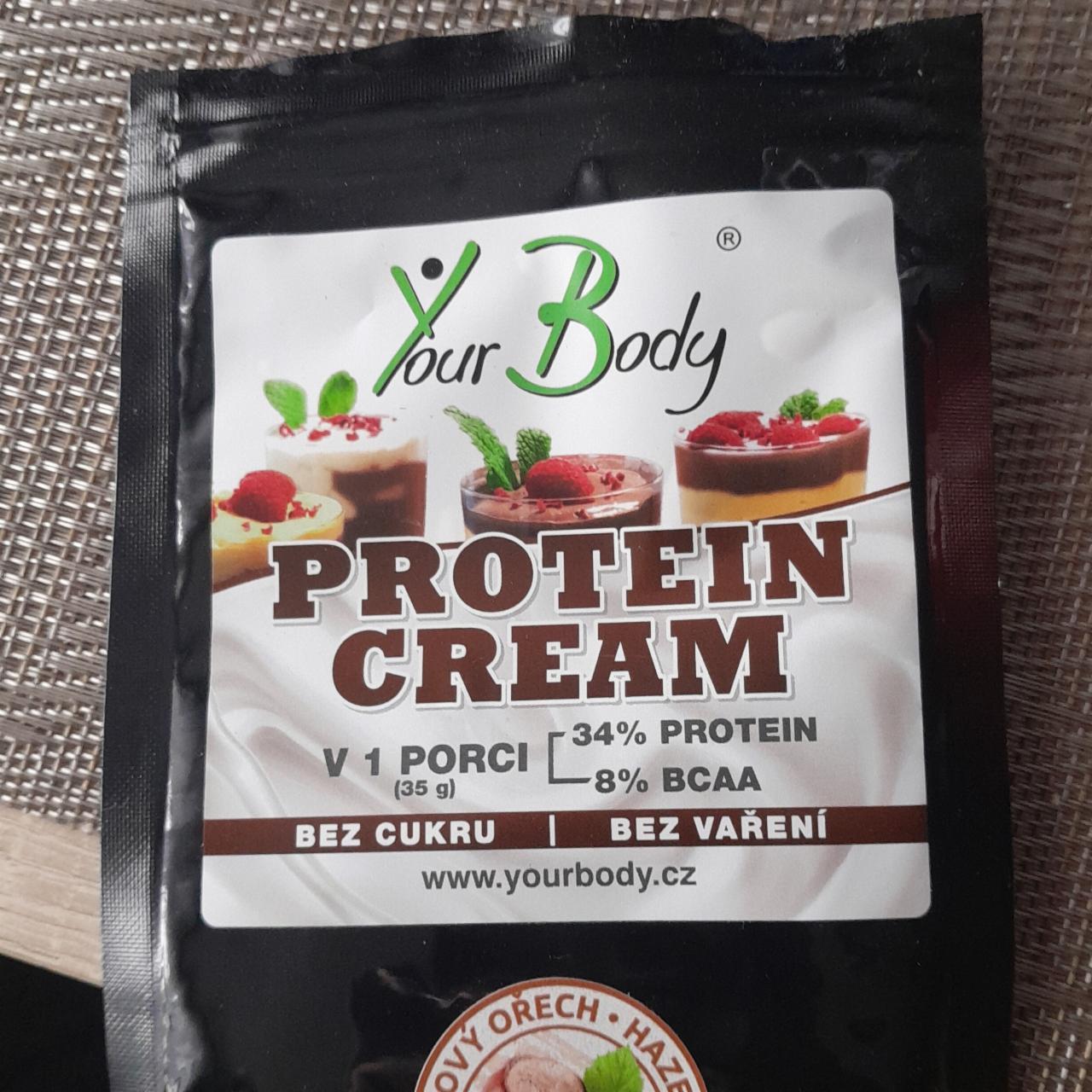 Fotografie - Protein Cream Lískový Ořech YourBody