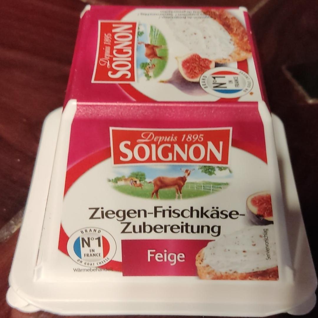 Fotografie - Ziegen-Frischkäse-Zubereitung Feige Soignon