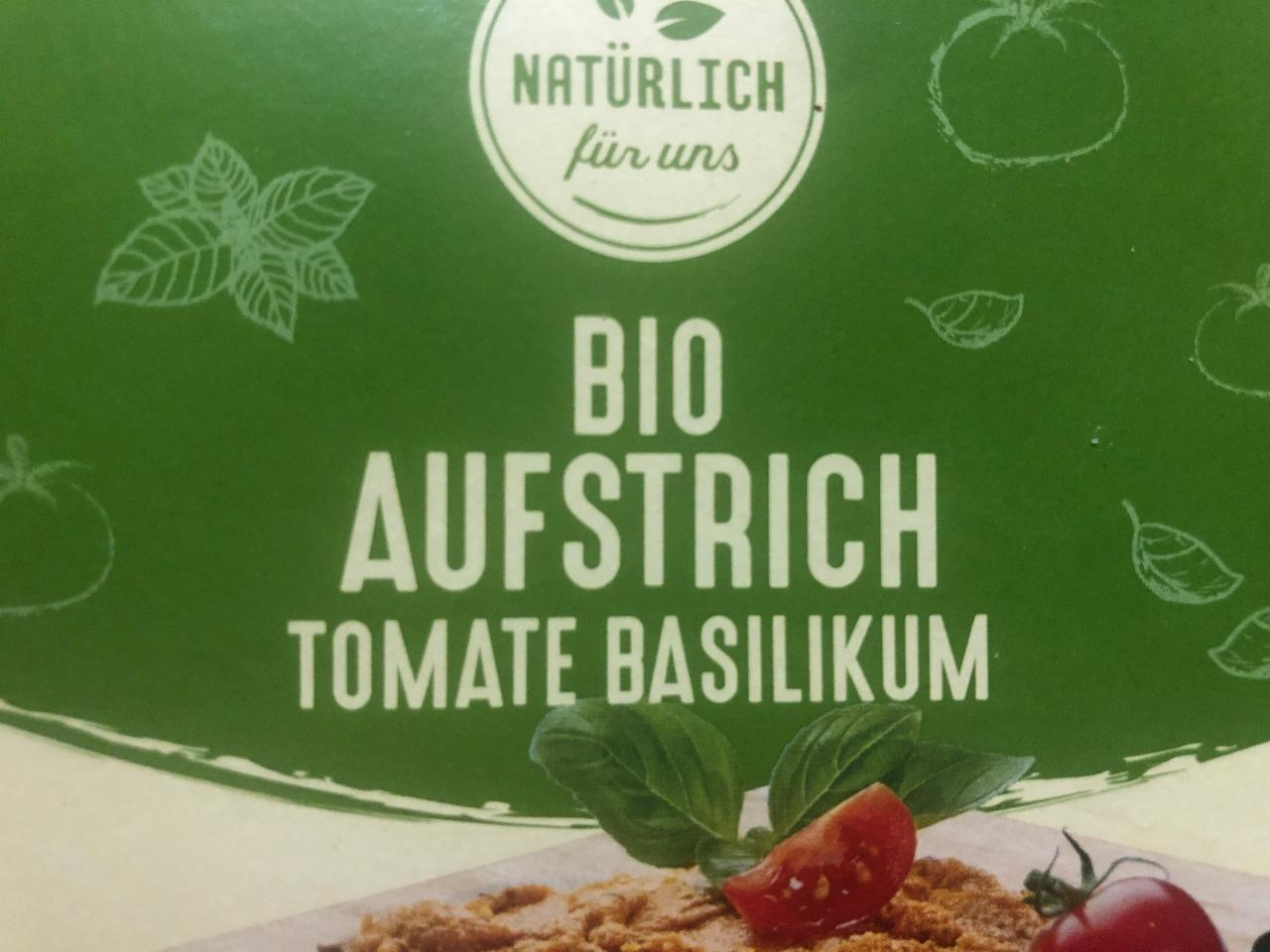 Fotografie - Bio Aufstrich Tomate Basilikum Natürlich für uns