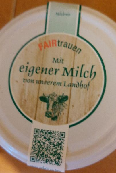 Fotografie - eigener Milch Fair trauen