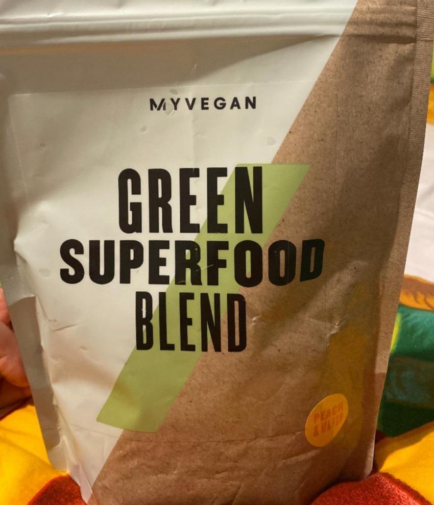 Fotografie - Green Superfood Blend Peach & Mango MyVegan