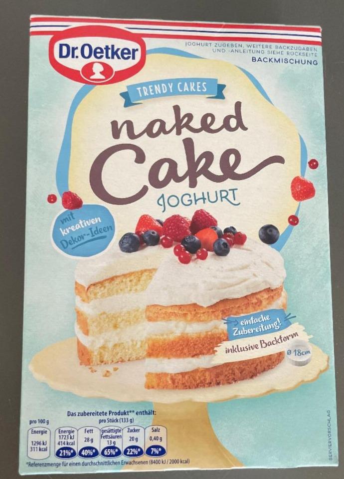 Fotografie - Naked Cake Joghurt Dr.Oetker