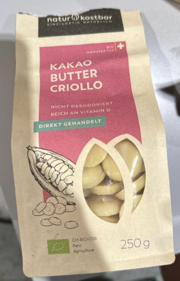 Fotografie - Bio kakao butter criollo Natur kostbar