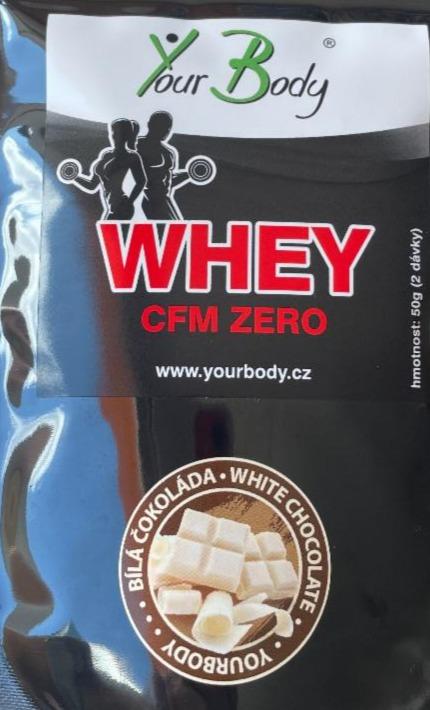 Fotografie - Whey CFM Zero Bílá čokoláda YourBody