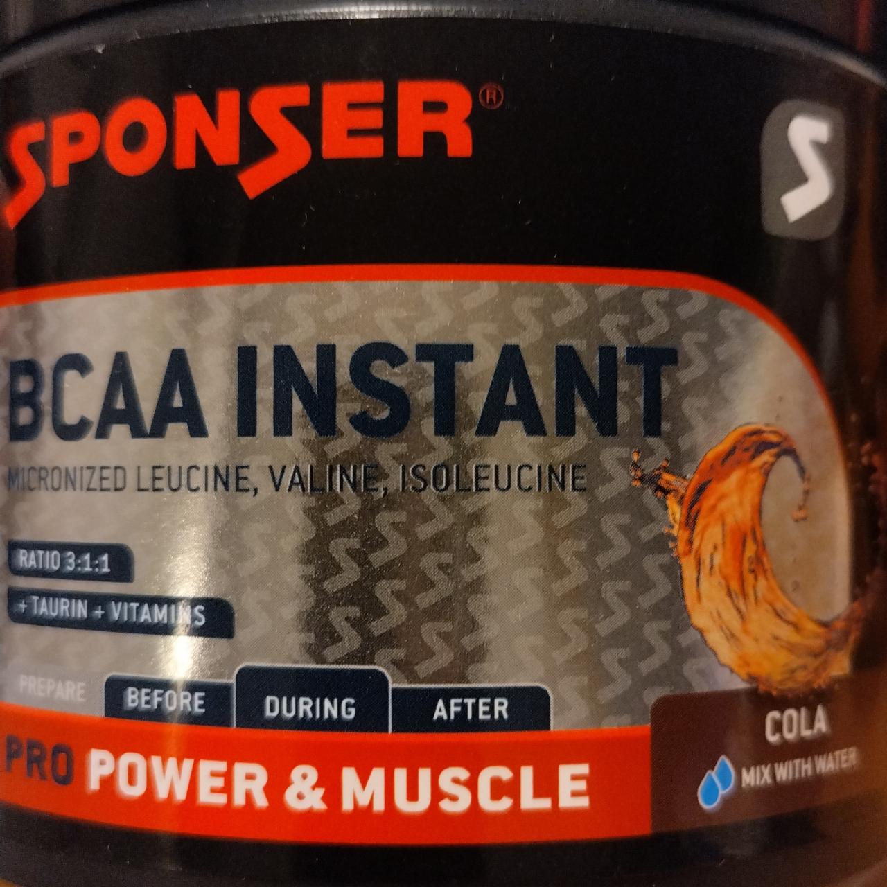 Fotografie - Bcaa instant cola Sponser