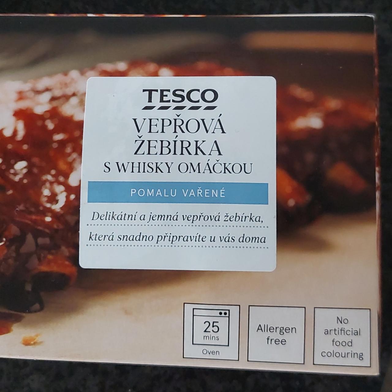 Fotografie - Vepřová žebírka s whisky omáčkou Tesco