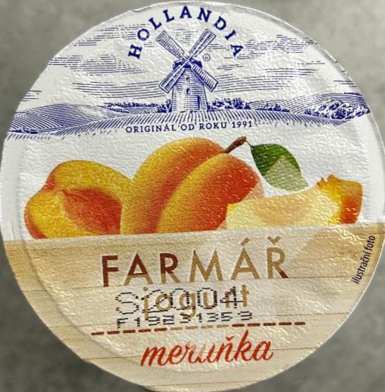 Fotografie - Farmář jogurt meruňka Hollandia