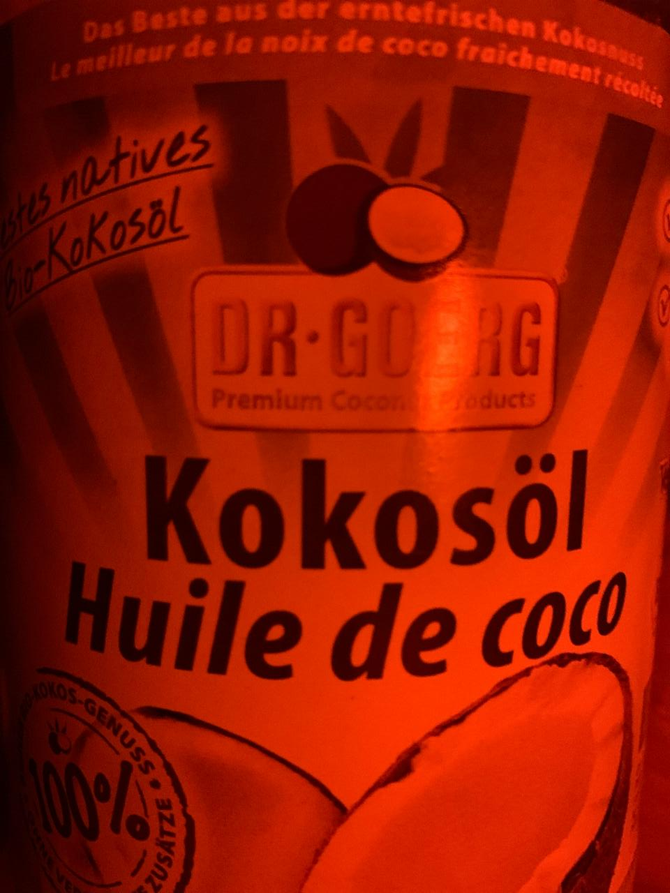 Fotografie - Kokosöl Huile de coco Dr.Goerg