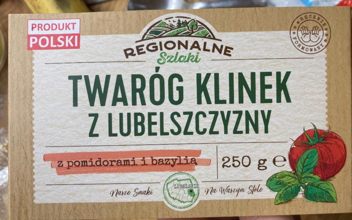 Fotografie - Twaróg klinek z Lubelszczyzny z pomidorami i bazylią Regionalne szlaki