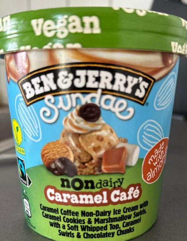 Fotografie - Sundae Non-Dairy Caramel Café Ben & Jerry's