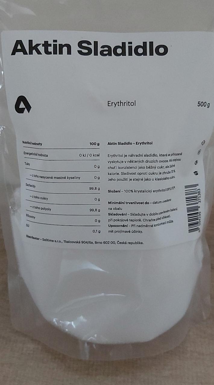 Fotografie - Erythritol Aktin