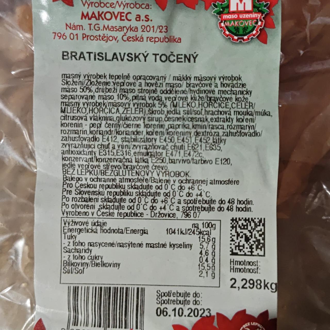 Fotografie - Bratislavský točený Makovec