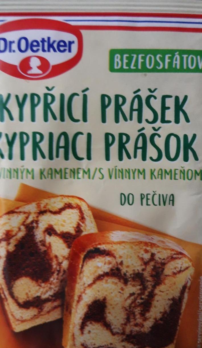 Fotografie - Kypřící prášek s vinným kamenem bezfosfátový Dr.Oetker