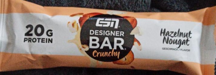 Fotografie - Designer Bar Hazelnut Nougat 20g protein ESN