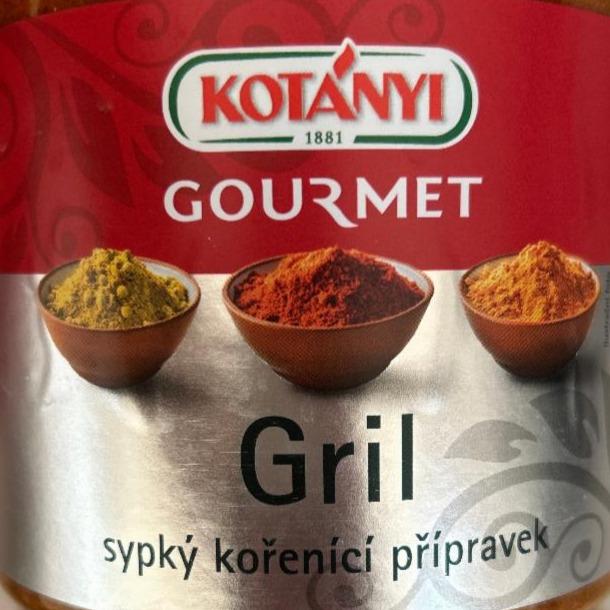 Fotografie - Gourmet Gril sypký kořenící přípravek Kotányi