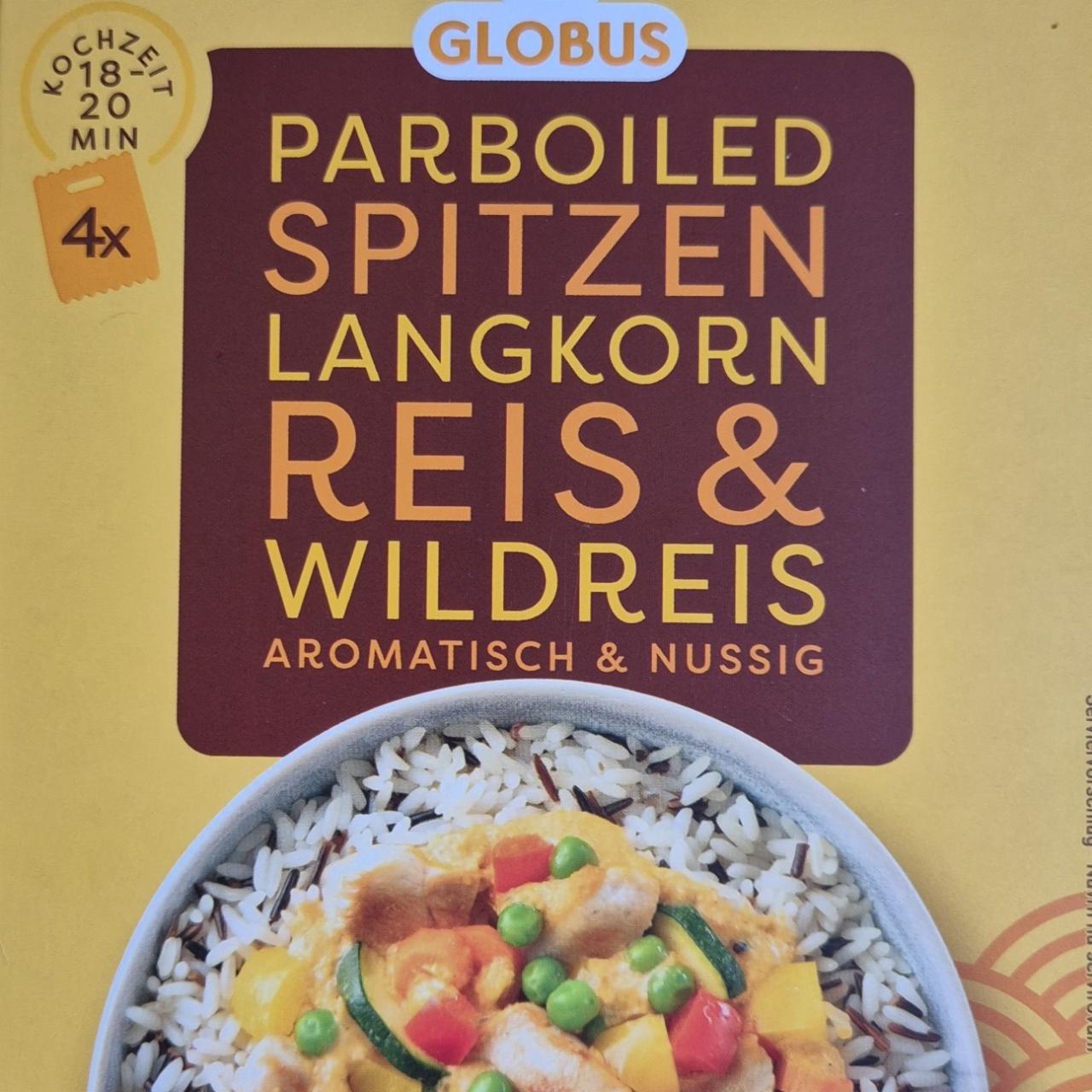 Fotografie - Parboiled spitzen langkorn reis & wildreis aromatisch & nussig Globus