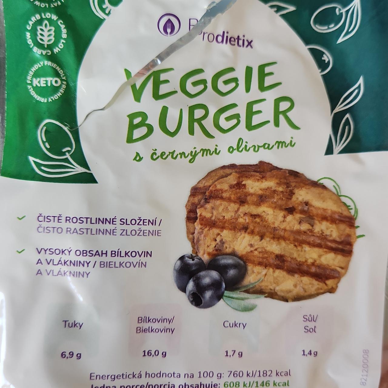 Fotografie - Veggie Burger s černými olivami Prodietix