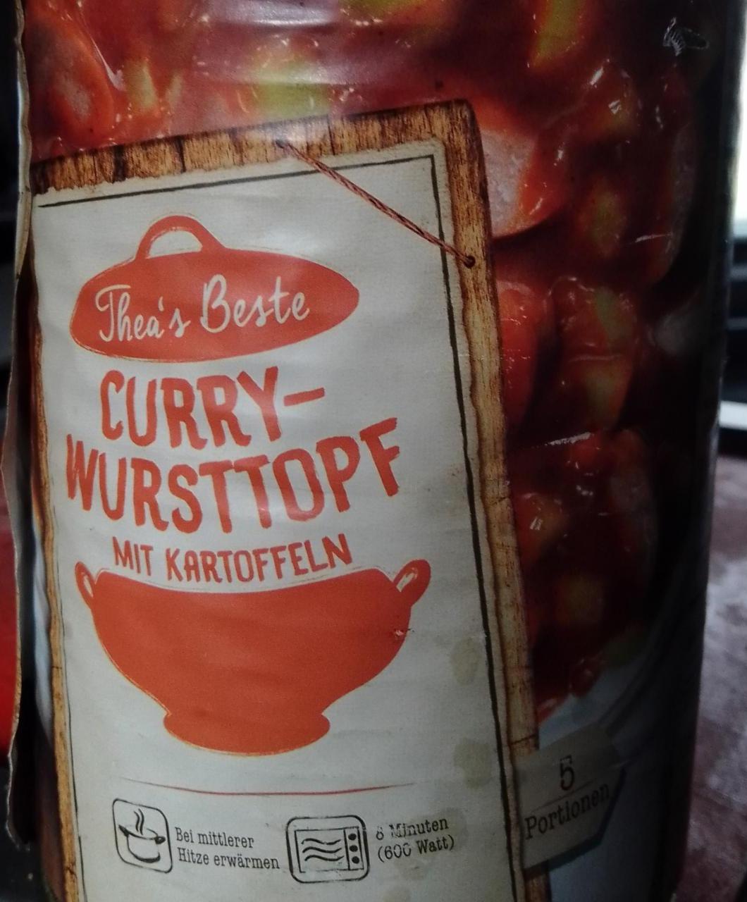 Fotografie - Curry-Wursttopf mit kartoffeln Thea's Beste