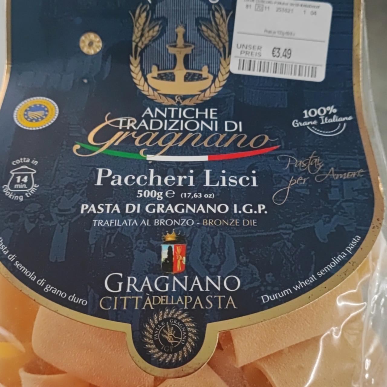 Fotografie - Paccheri Lisci Antiche Tradizioni di Gragnano