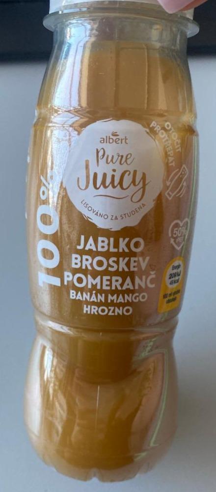 Fotografie - Pure Juicy jablko pomeranč banán mango hrozno Albert