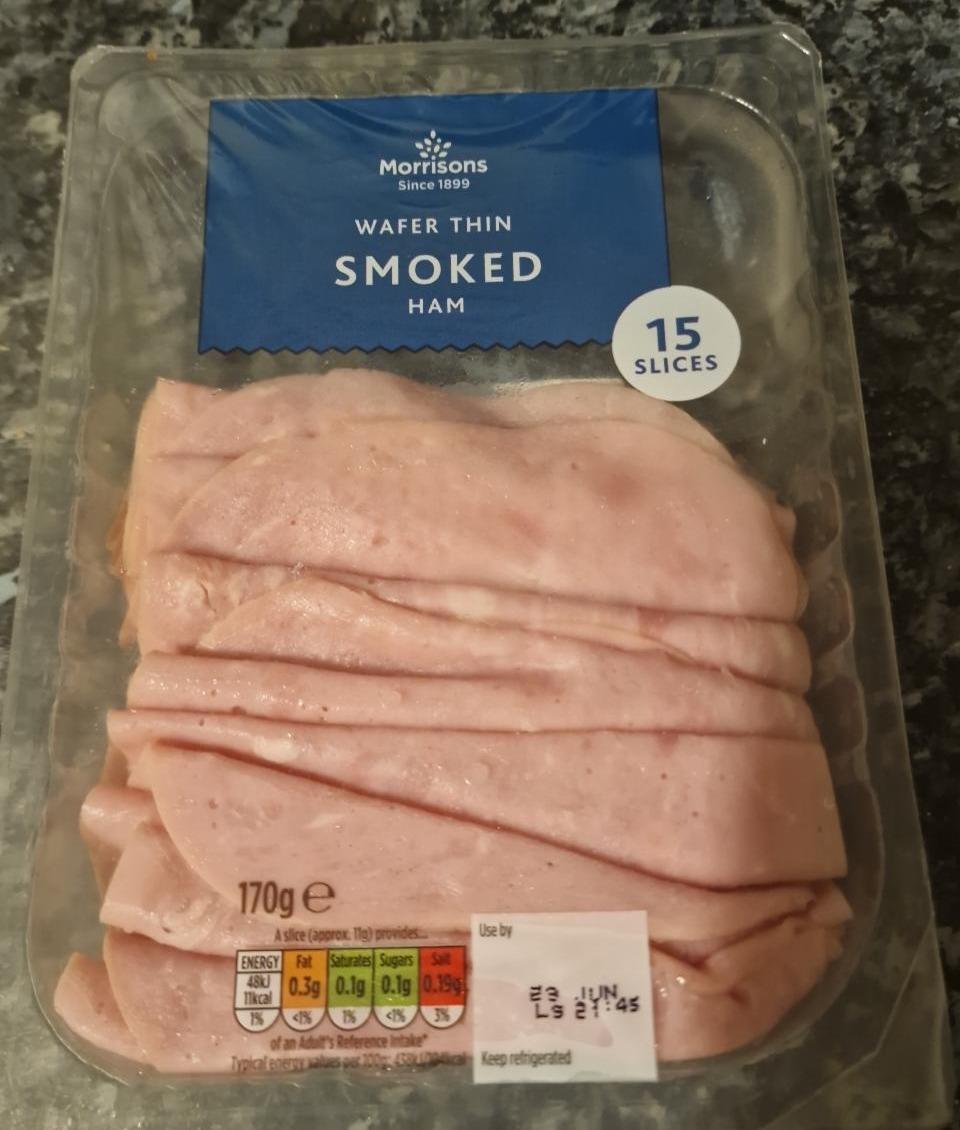 Fotografie - Wafer Thin Smoked Ham Morrisons