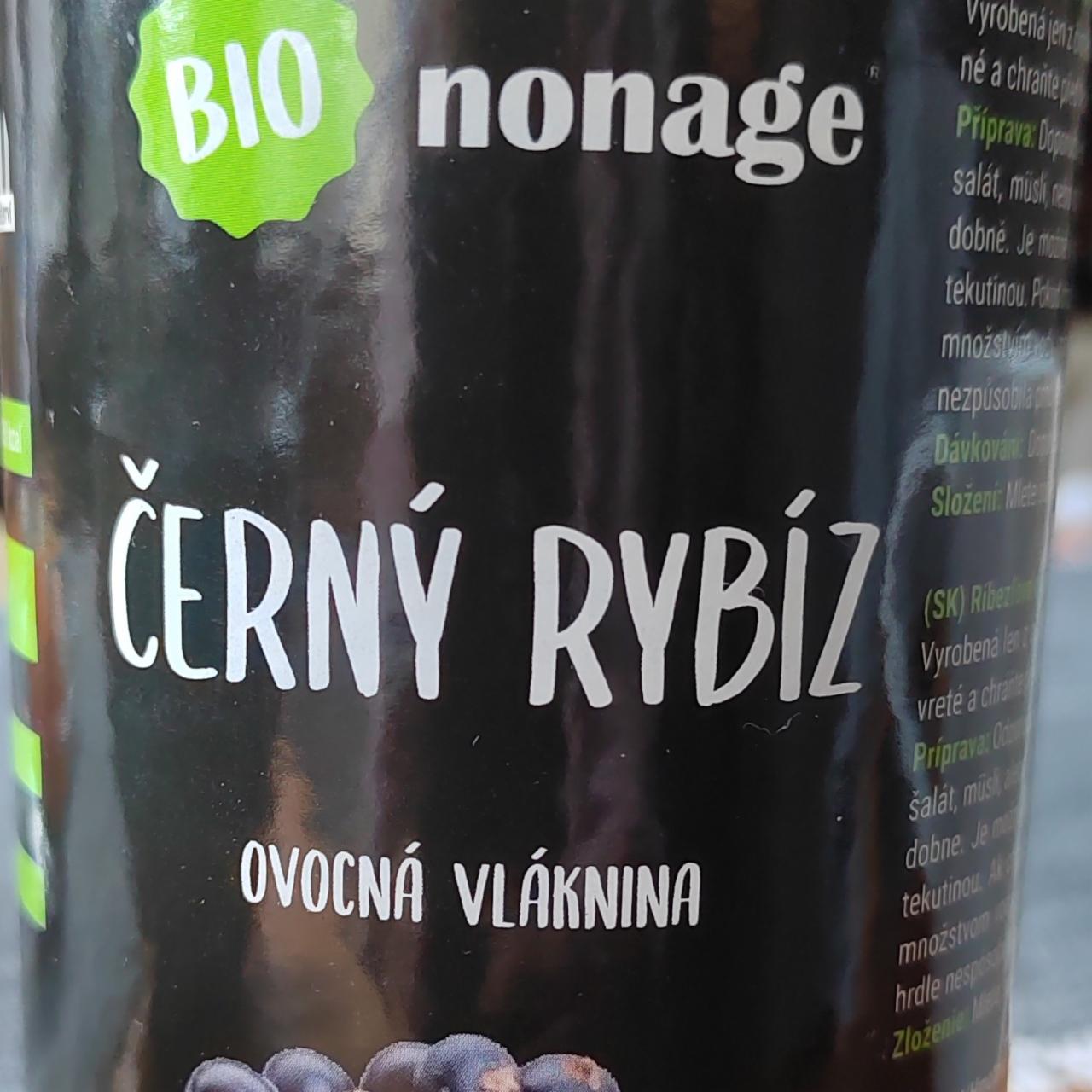 Fotografie - Ovocná vláknina černý rybíz Bio nonage