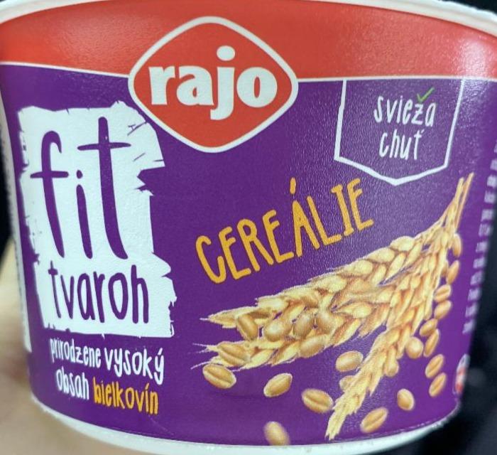 Fotografie - Fit tvaroh Cereálie tuk 1,5% Rajo