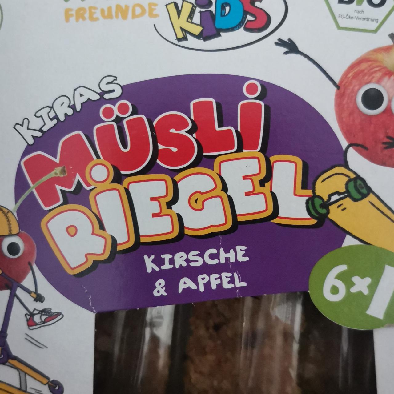 Fotografie - Müsliriegel kirsche & apfel Freche Freunde