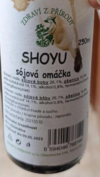 Fotografie - Shoyu sójová omáčka Zdraví z přírody