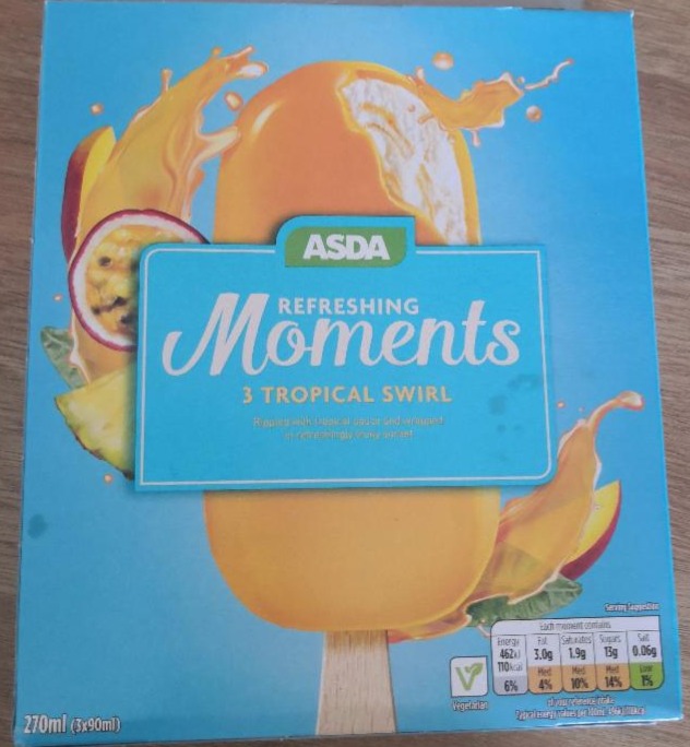 Fotografie - Refreshing Moments 3 Tropical swirls Asda