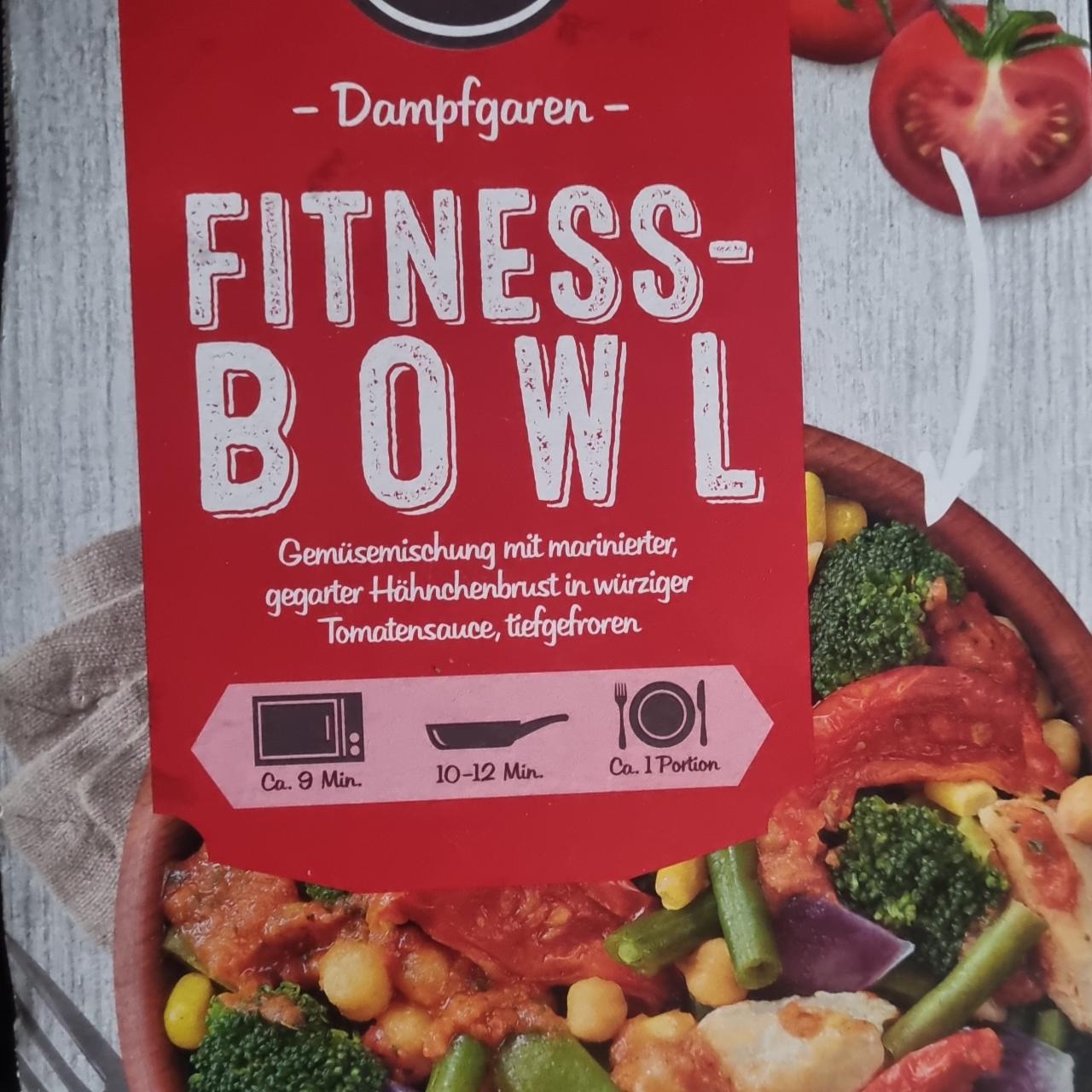 Fotografie - Fitness Bowl Gemüsemischung mit Hähnchenbrust Speise ZEIT