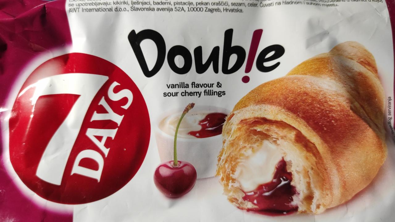 Fotografie - Croissant Double vanilla flavour & sour cherry fillings 7days