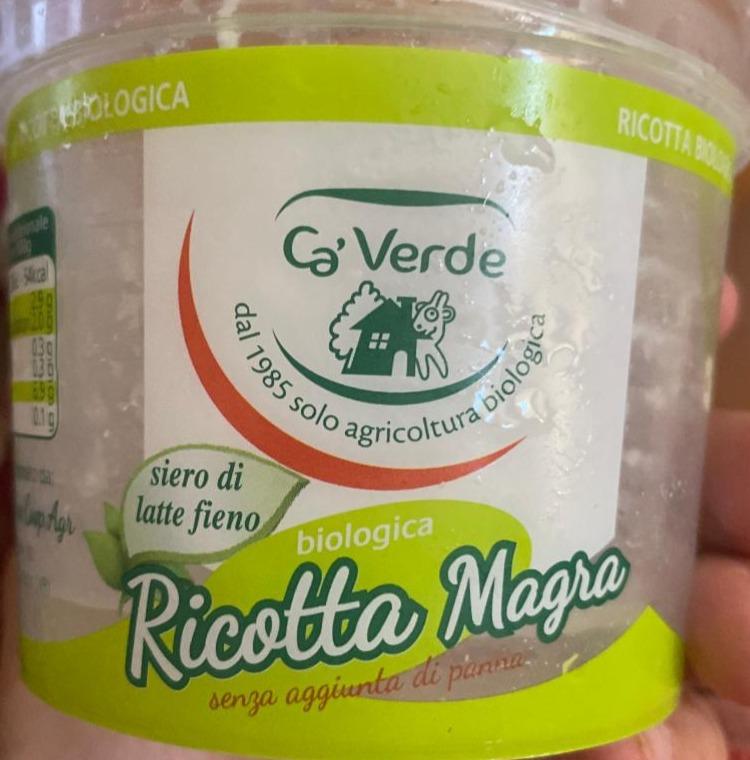 Fotografie - Ricotta magra Ca' Verde