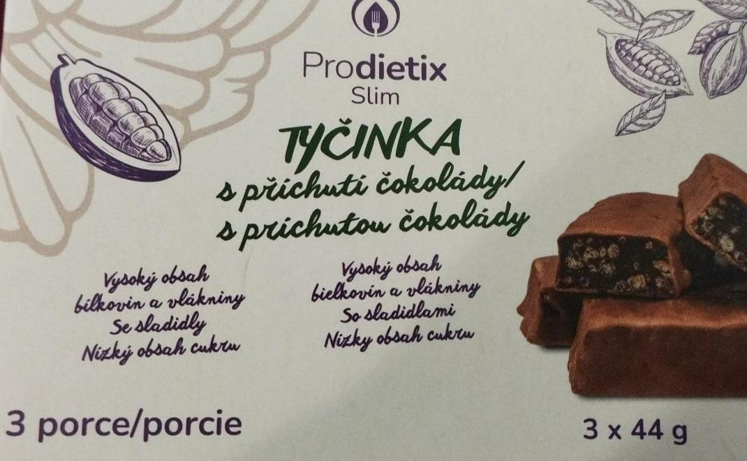 Fotografie - Tyčinka s příchutí čokolády Prodietix Slim