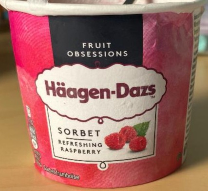 Fotografie - Sorbet Raspberry Häagen-Dazs