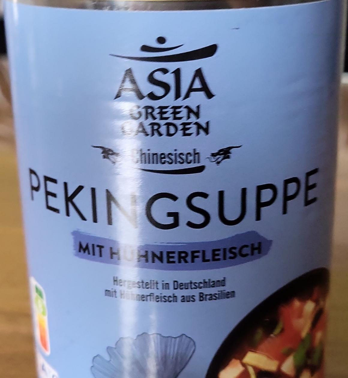 Fotografie - Pekingsuppe mit Huhnerfleisch Asia Green Garden