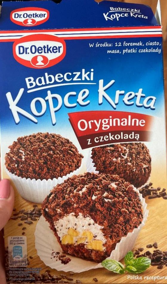 Fotografie - Babeczki kopce kreta z czekolada Dr.Oetker