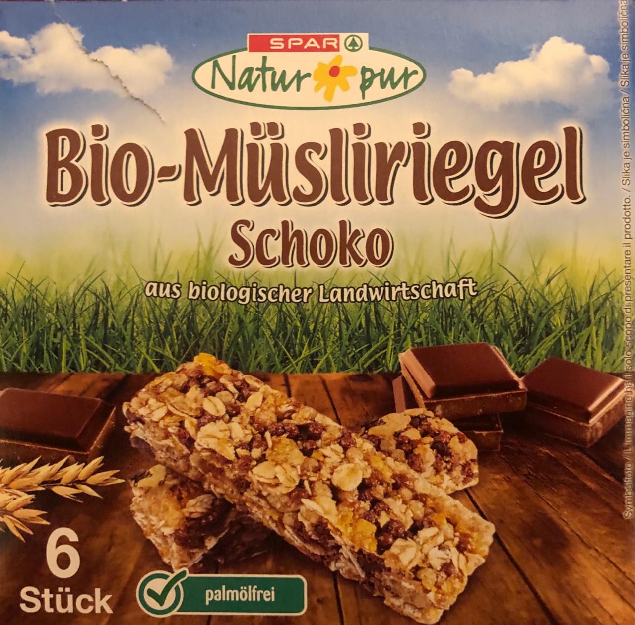 Fotografie - Bio-Müsliriegel Schoko Spar Natur pur