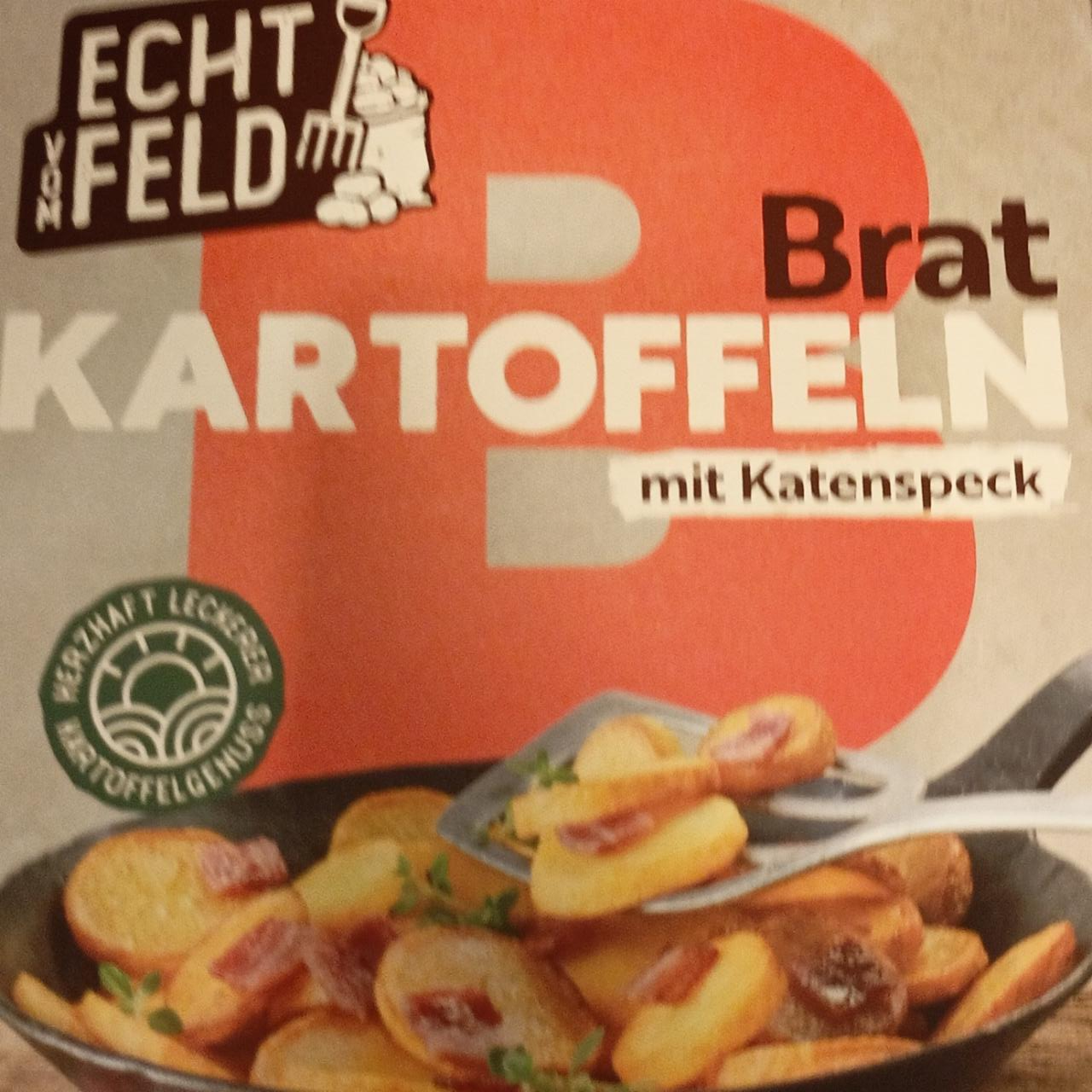 Fotografie - Bratkartoffeln mit Katenspeck Echt vom Feld