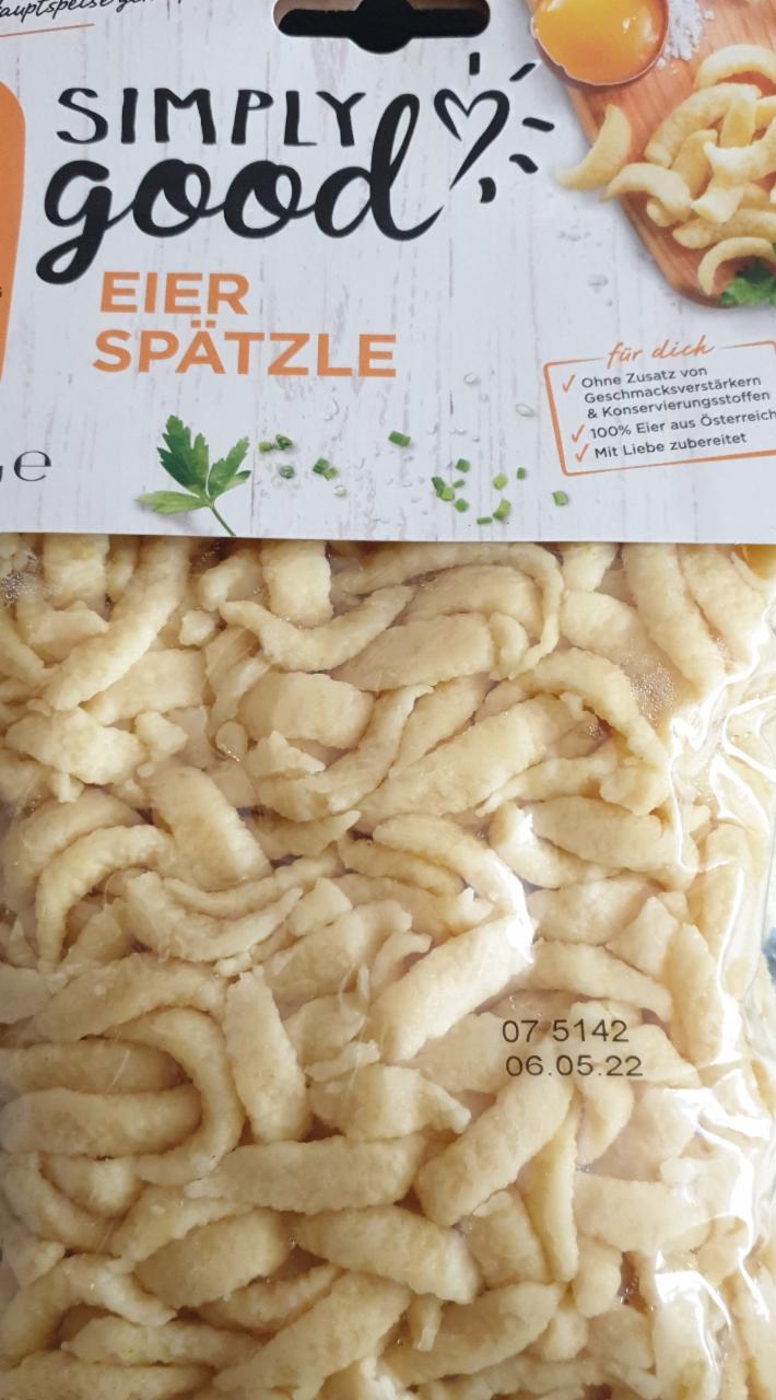 Fotografie - Špecle Eier Spätzle Simply Good