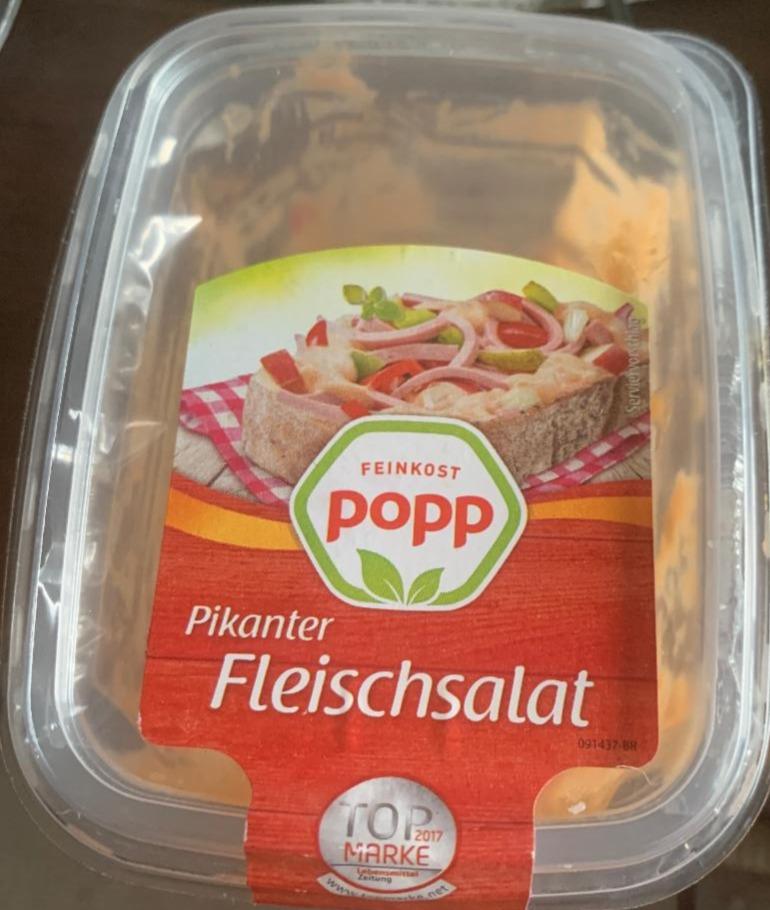 Fotografie - Pikanter Fleischsalat Feinkost popp