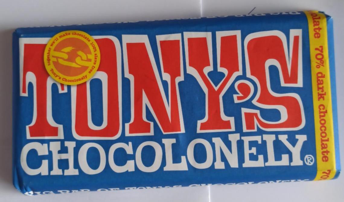 Fotografie - 70% Dark chocolate Tony's Chocolonely