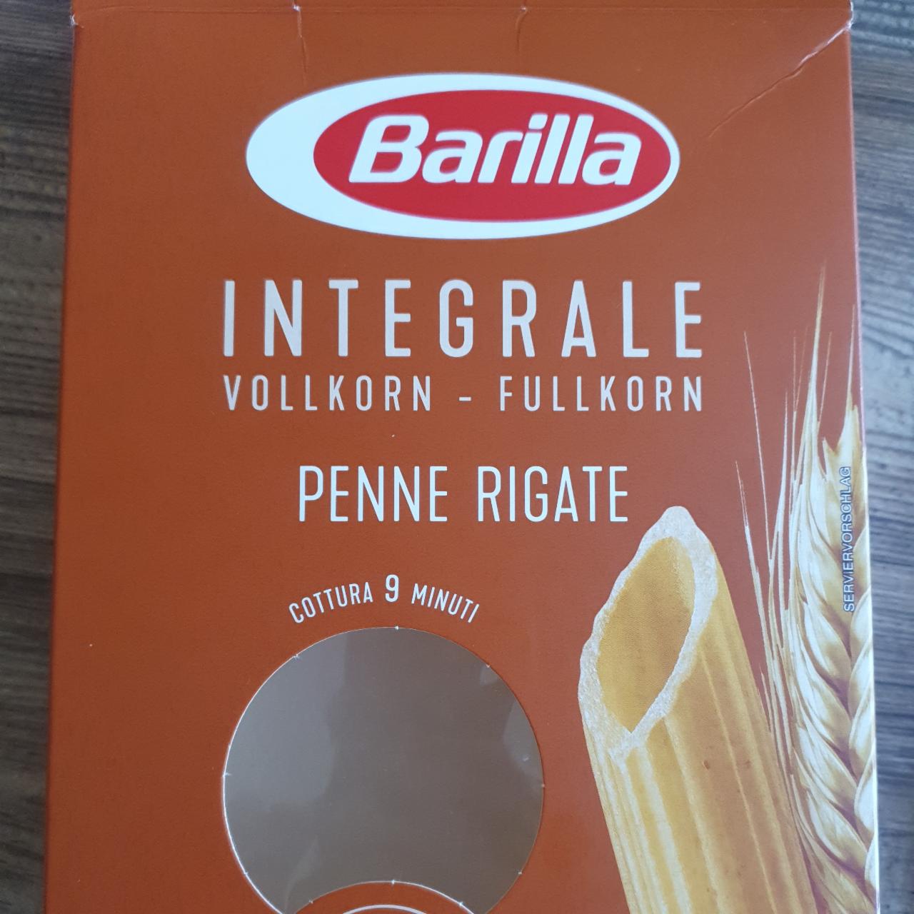 Fotografie - Integrale Vollkorn - Fullkorn Penne Rigate Barilla