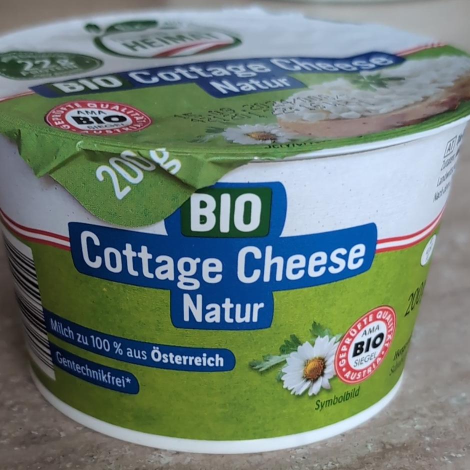 Fotografie - Bio cottage cheese natur Ein gutes Stück Heimat