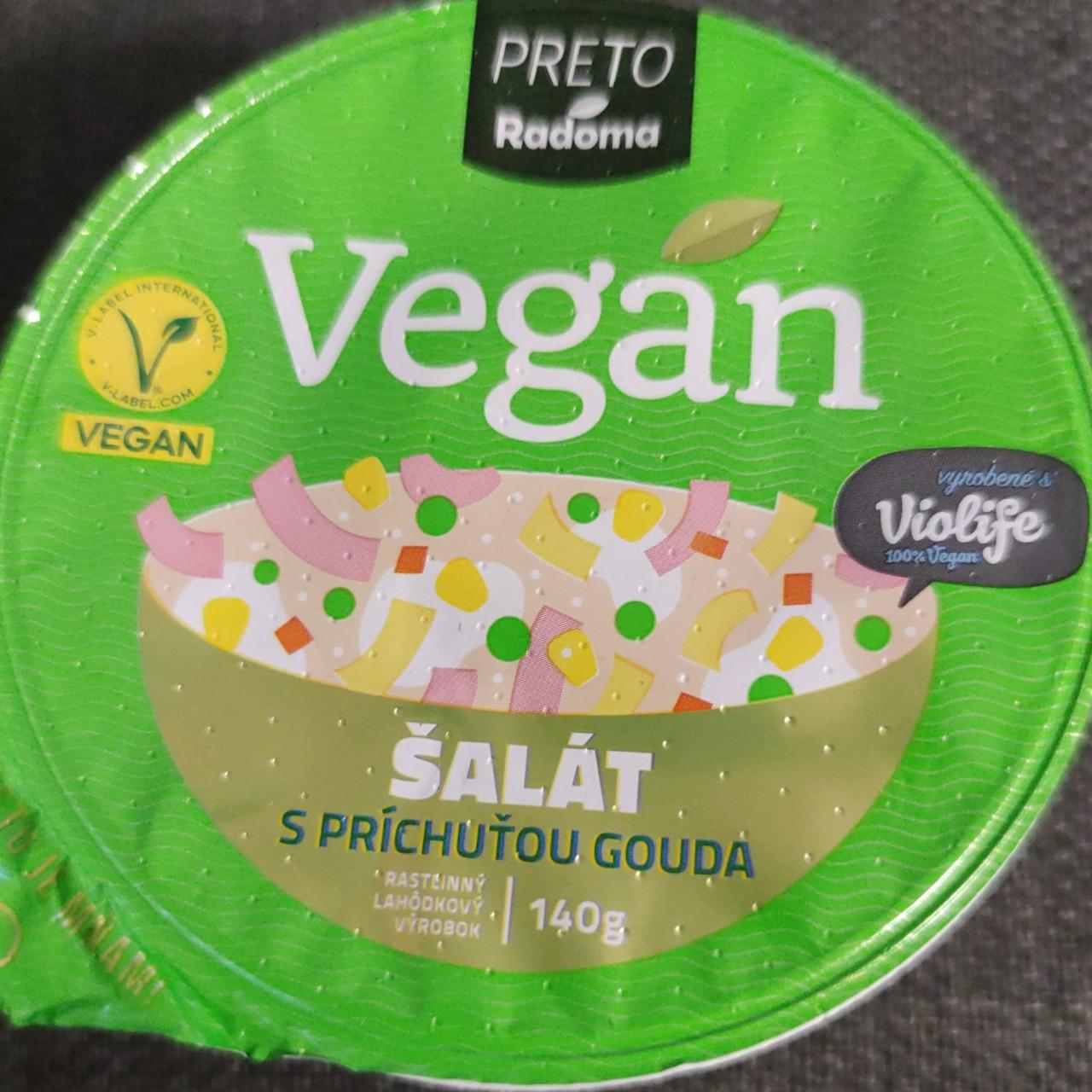 Fotografie - Vegan Šalát s príchuťou gouda Preto Radoma