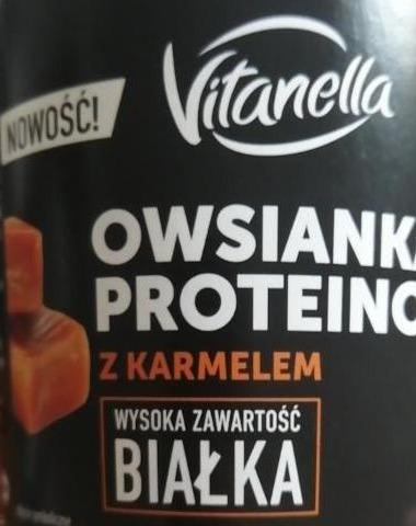 Fotografie - owsianka proteinowa z karmelem Vitanella